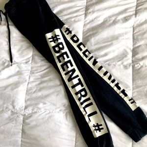 BeenTrill Black Joggers